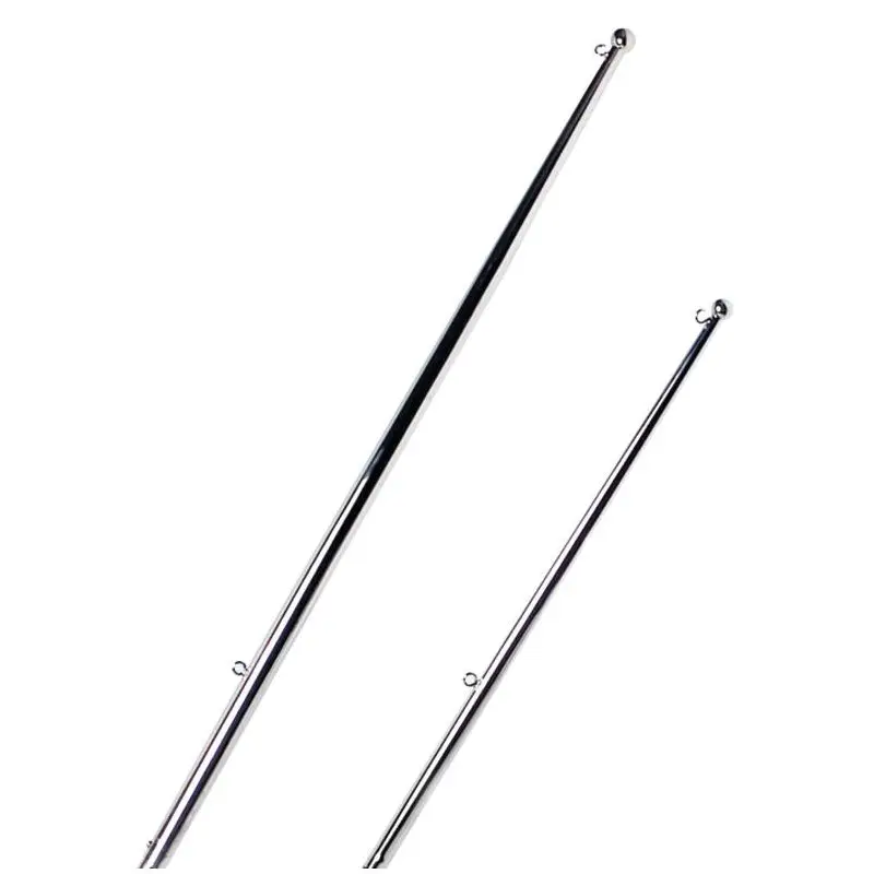 Asta bandiera in inox con pallina 750 mm - Accessorio nautico di alta qualità per fissaggio bandiera. Economico