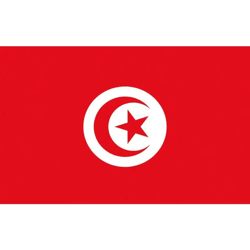 Bandiera Tunisia 40 x 60 cm in poliestere resistente con stampa indelebile per nautica e vela Scelto Dai Clienti