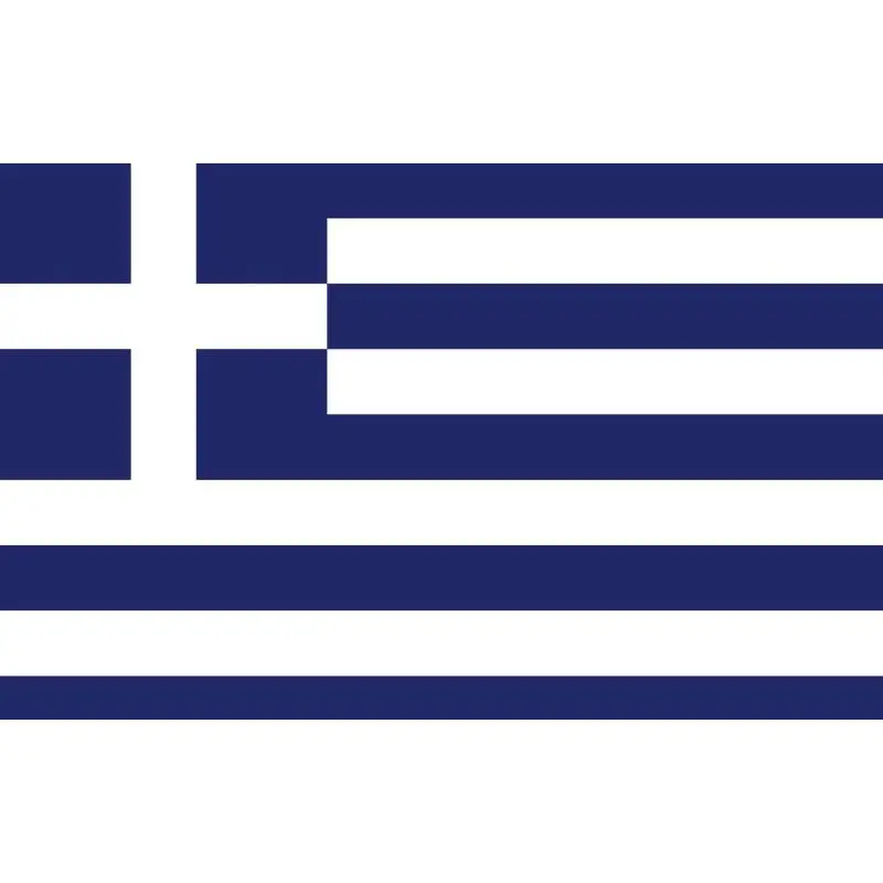 Nuovo Arrivo Bandiera Grecia 40 x 60 cm in poliestere di alta qualità, stampata a tinte indelebili per barche e nautica