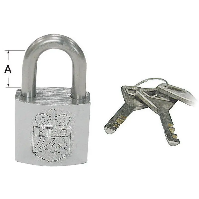 Lucchetto in Acciaio Inox 40x26 mm con Corpo in Ottone Cromato per Sicurezza Nautica - Osculati Offerta Speciale