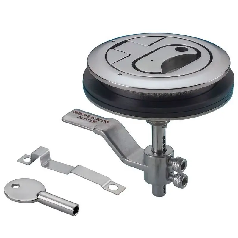 Alzapagliolo in acciaio inox AISI 316 lucidato a specchio con serratura - Accessorio nautico di alta qualità per la tua barca Spedizione Espresso