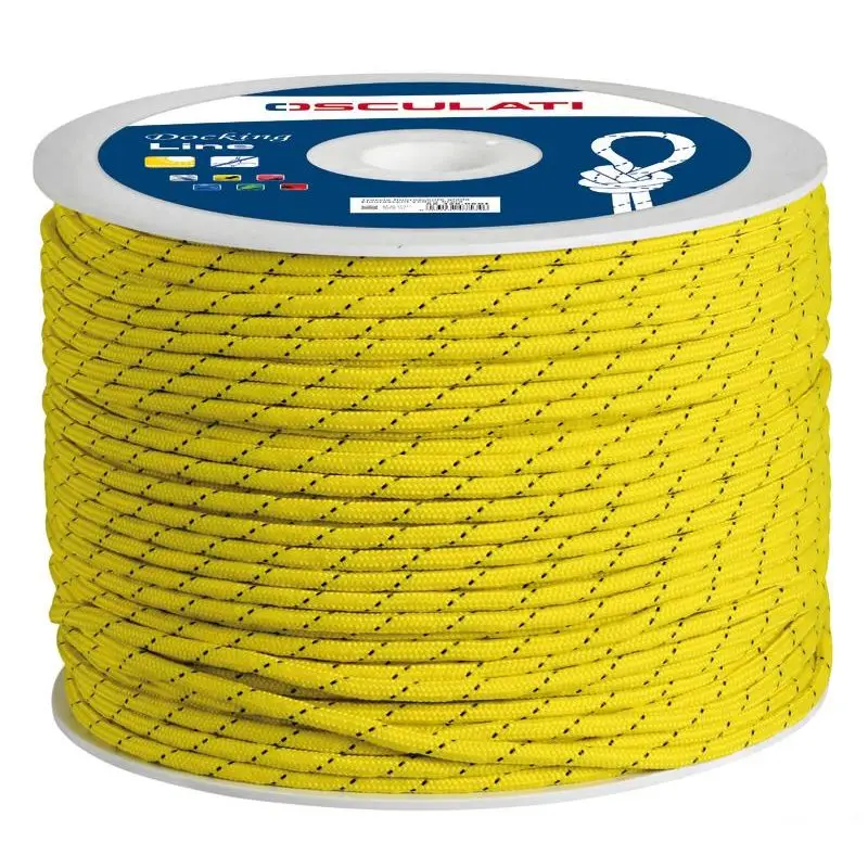 Treccia Fluorescente Verde 12mm per Nautica con Anima in Poliestere - Venduta a Bobina Offerta Lampo