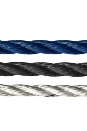 Promo Stagionale Corda in Poliestere Nera Marlow da 6 mm - Alta Tenacità a 3 Capi per Vela e Nautica
