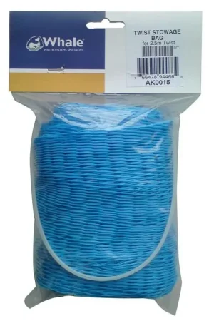 Affare Sacca Whale per tubo doccia - Soluzione pratica in rete plastica per organizzare il tubo sottocoperta, resistente e facilmente adattabile.