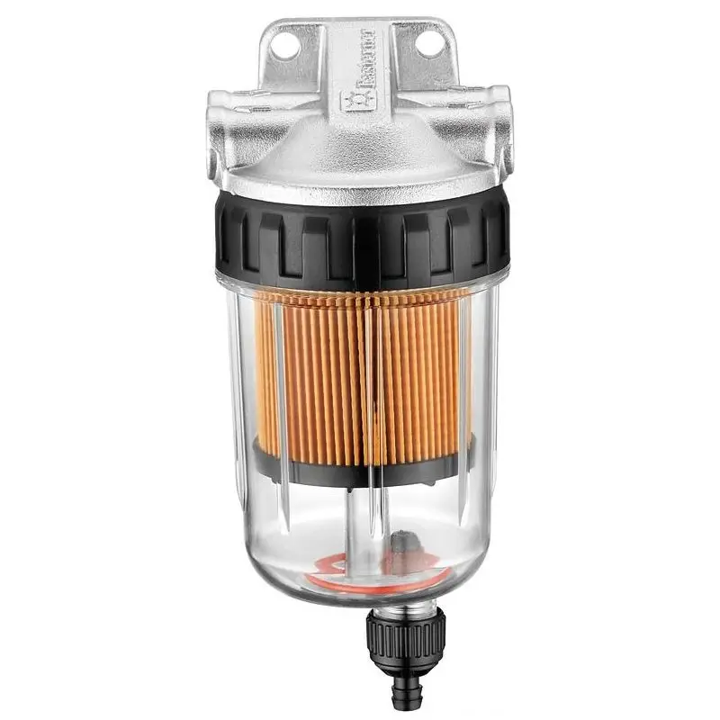 Ordina Subito Filtro Gasolio Osculati in Alluminio Anodizzato 205-420 l/h con Vaschetta Trasparente Smontabile per Nautica