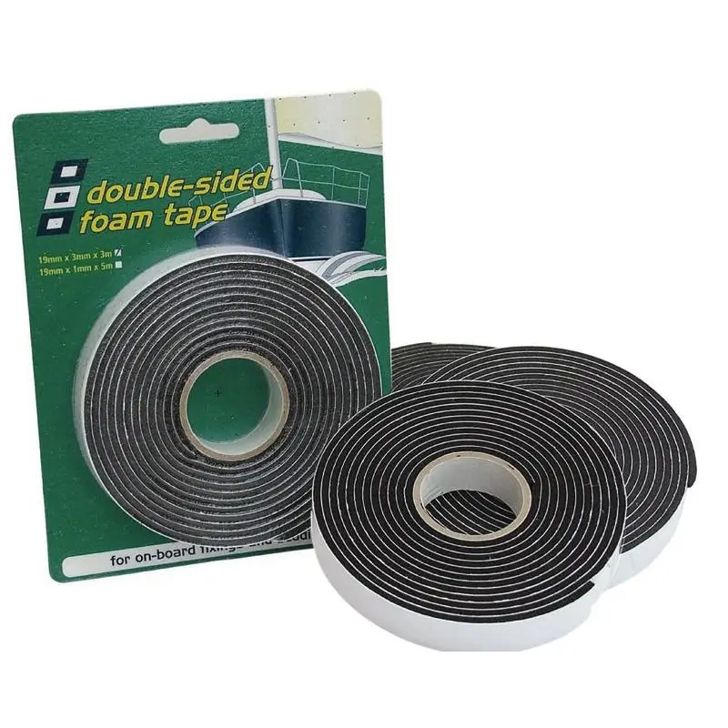 Nastro Biadesivo PVC 3 x 19 mm per Fissaggio Superfici Irregolari e Riduzione Vibrazioni - PSP Marine Tapes Prezzo Ridotto