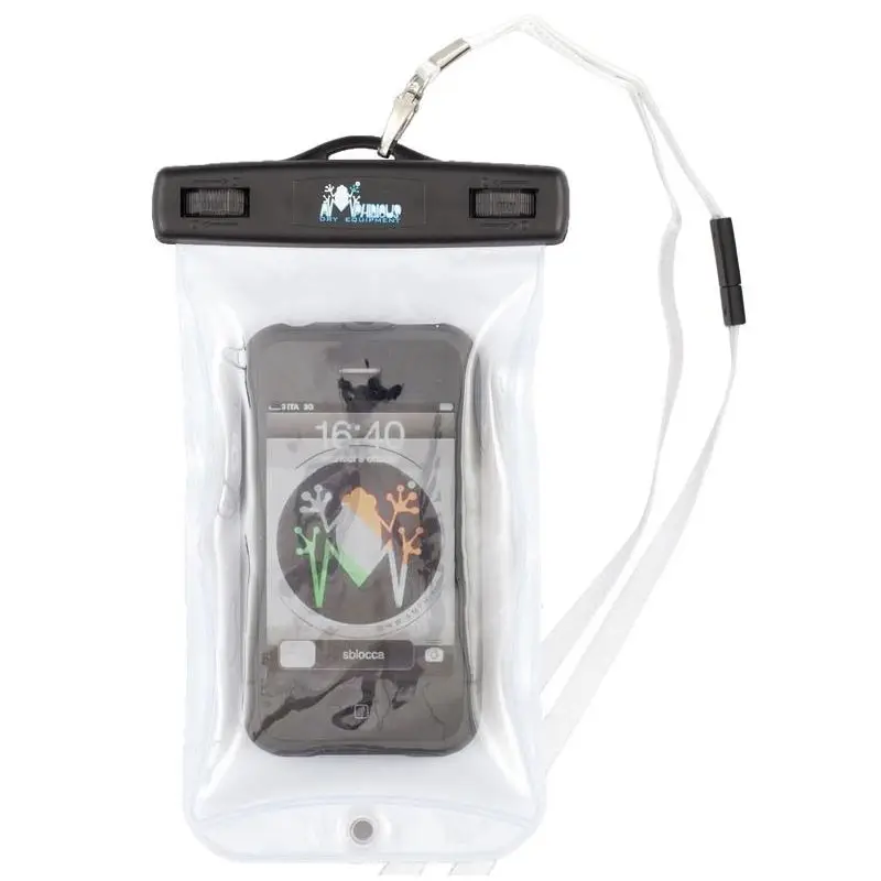 Porta cellulare bianco stagno fino a 6 m per dispositivi touch screen - ideale per nautica e attività all'aperto, compatibile con cellulari, iPhone, GPS e fotocamere. Promozione