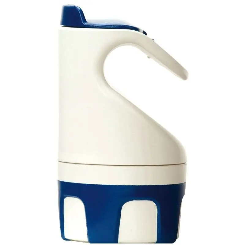 Portabibite Rail Cup Bianco/Blu - Contenitore per Bibite BATSYSTEM con Aggancio Rapido per Pulpito Ø 25mm Soddisfatti O Rimborsati