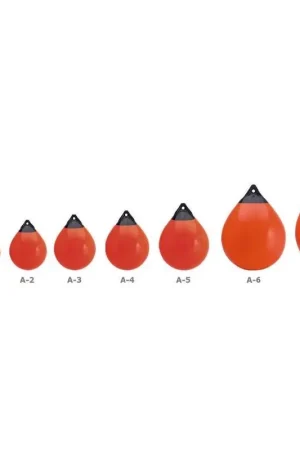 Sconto Gavitello Polyform A0 Rosso con Valvola di Gonfiaggio e Sgonfiaggio - Testato Singolarmente per Nautica e Vela