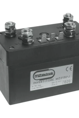 Invertitore Bipolare 80 A - 12 V per Gruppi di Potenza Nautici, Stagno IP56, Compatibile con Comandi a Piede e Manuali - MZ Electronic Ultime Pezzi