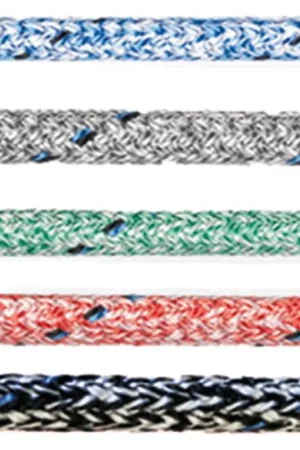 A Buon Prezzo Cima Marlow Marble Blu 14 mm - Treccia in Poliestere Alta Identificabilità per Scotte e Usos Nautici Generali