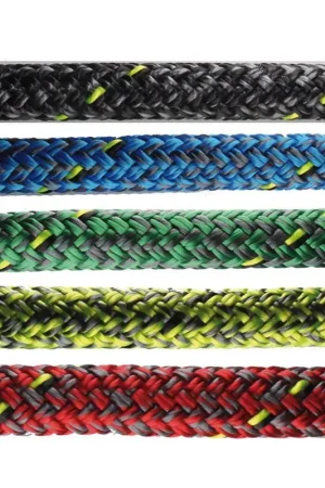 Bestseller Treccia Marlow D2 Racing 8 mm lime per drizze e scotte a basso stiramento, galleggiante, alta resistenza all'allungamento, facile impiombatura, anima in Dyneema SK78, calza in poliestere.