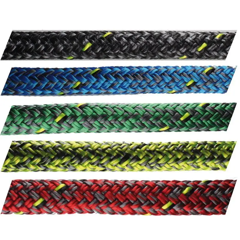 Bestseller Treccia Marlow D2 Racing 8 mm lime per drizze e scotte a basso stiramento, galleggiante, alta resistenza all'allungamento, facile impiombatura, anima in Dyneema SK78, calza in poliestere.