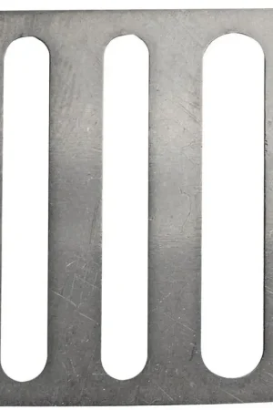 Consegna Rapida Fibbia Inox 3 Passaggi da 50 mm per Vela e Nautica - Acciaio Inox AISI 304 Lucidato a Specchio, Perfetta per Occhielli Terminali senza Cuciture