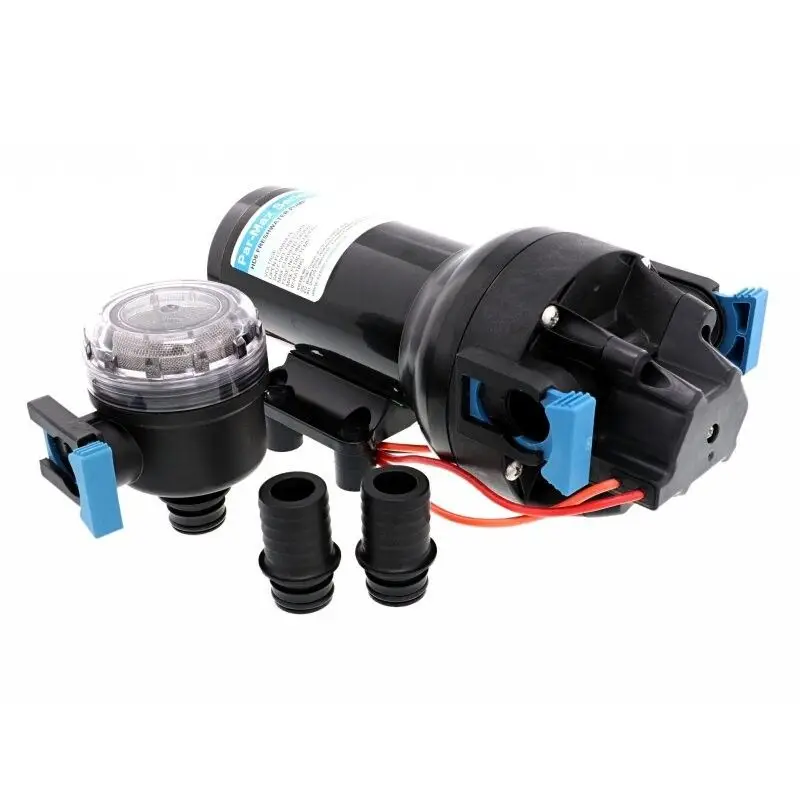Offerta Pompa a Membrana Jabsco Par Max Heavy Duty 12V 60 PSI - Portata 22,7 L/min, Autoadescante, Funzione a Secco, Dimensioni Compatte