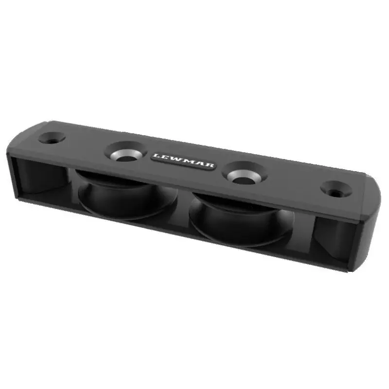 Organiser Ocean 2 Pulegge Lewmar - Puleggia 40 mm per Cime Ø Max 10 mm, Struttura in Alluminio Anodizzato, Pulegge in Acetal con Boccole in Acciaio, Versione Soprapponibile Più Venduto