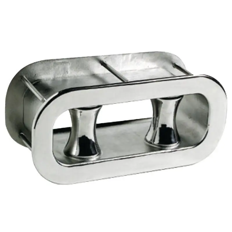Cubia a Rulli Regolabile in Acciaio Inox AISI 316 Lucidato a Specchio 340 x 160 mm con Controflangia per Misure Personalizzate Offerta