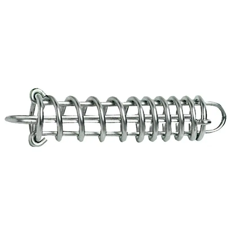 Molla Ormeggio in Acciaio Inox Lucidato a Passo Variabile 340 mm - Funzionamento Progressivo per Riduzione Contraccolpi - Osculati Miglior Prezzo