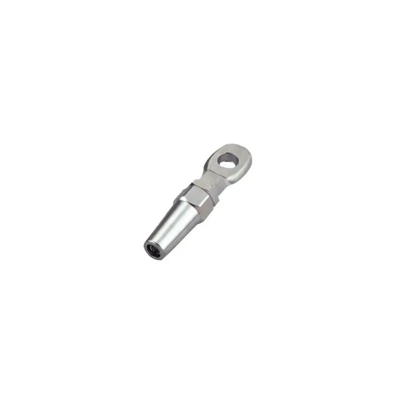 Terminale a occhio in inox Ø 10mm per cavi in acciaio AISI316 - Utilizzabile con 19/49/133 fili - Osculati Quantità Limitata
