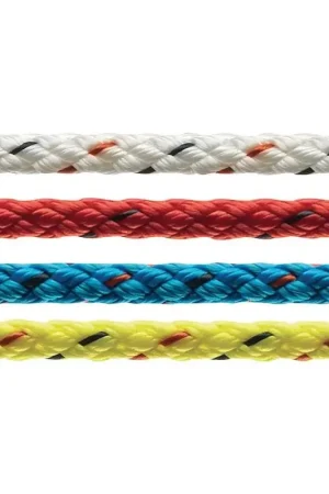 Cima Marlow 8-Plait Pre-Stretched 8 mm Bianca - Treccia in Poliestere Resistente per Vela, Scotte Spinnaker, Vang e Drizze Reso Gratuito