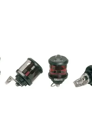 Fanale di Navigazione DHR Rosso 25 W Omologato MED 2014/90/EU per Scafi fino a 20 m - Costruzione in Policorbonato e Acciaio Inox con Lampadina a Filo Verticale Offerta Limitata