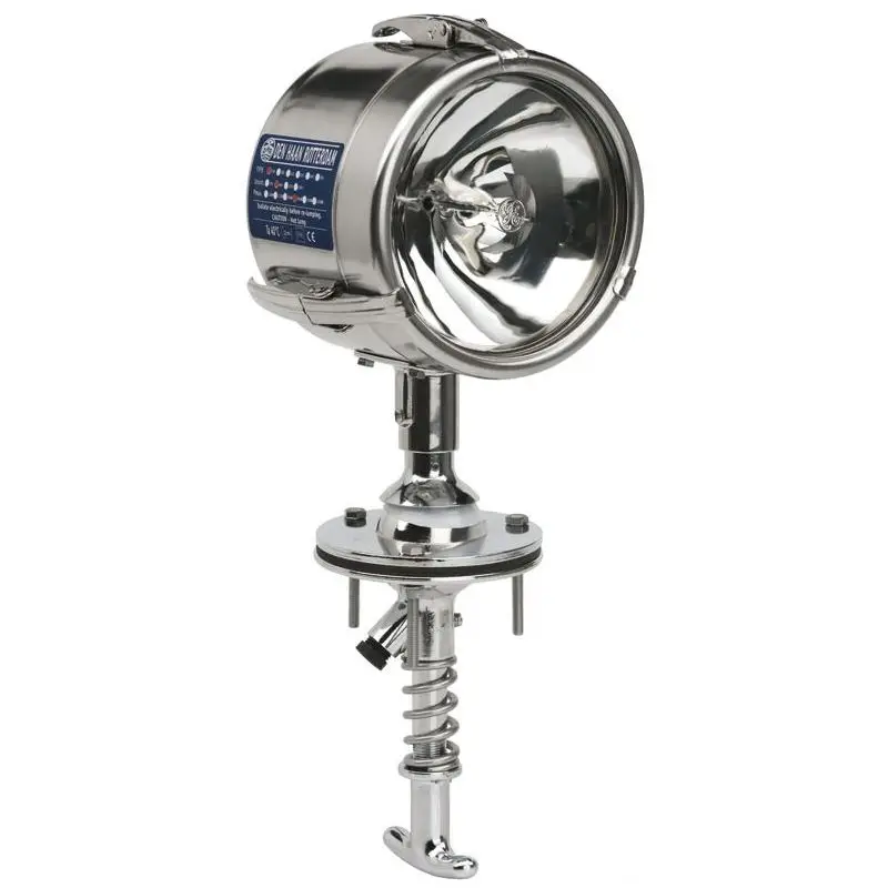 Vendita Finale Faro di profondità Night Eye ABS 24 V 80+60 W con staffa in alluminio anodizzato e cavo estensibile, resistente agli agenti atmosferici, potenza e leggerezza per la nautica.