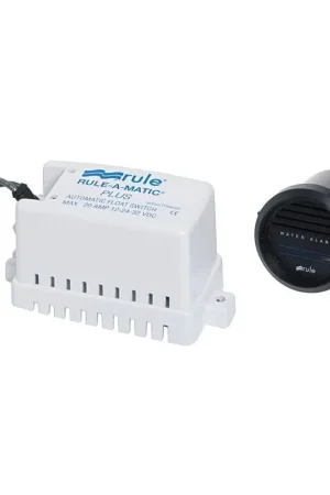Consegna Rapida Sistema di Allarme Rule Livello Sentina 12V con Segnale Acustico e Ottico per Nautica - Rilevazione Acqua per Barche e Imbarcazioni