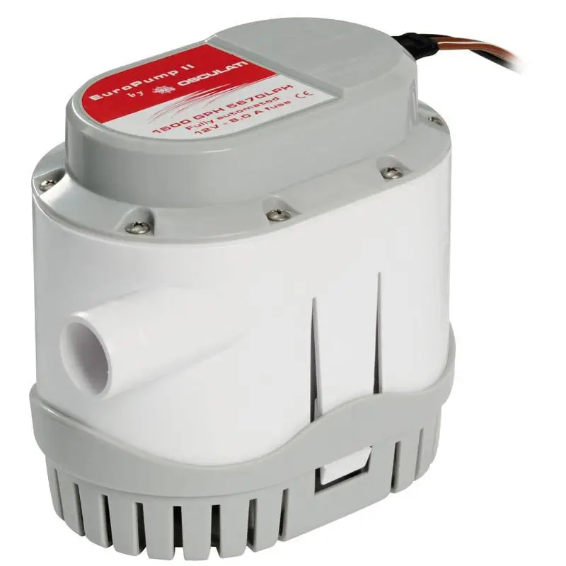 Vendita Finale Pompa di sentina automatica Europump II 24V - 128 l/min - Certificazione CE RINA