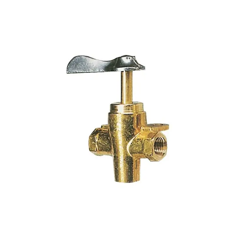 Rubinetto carburante a 3 vie da 1/4 con flangia per collegamento serbatoi - Osculati, soluzione ideale per alimentare due serbatoi in un'unica linea. Bestseller