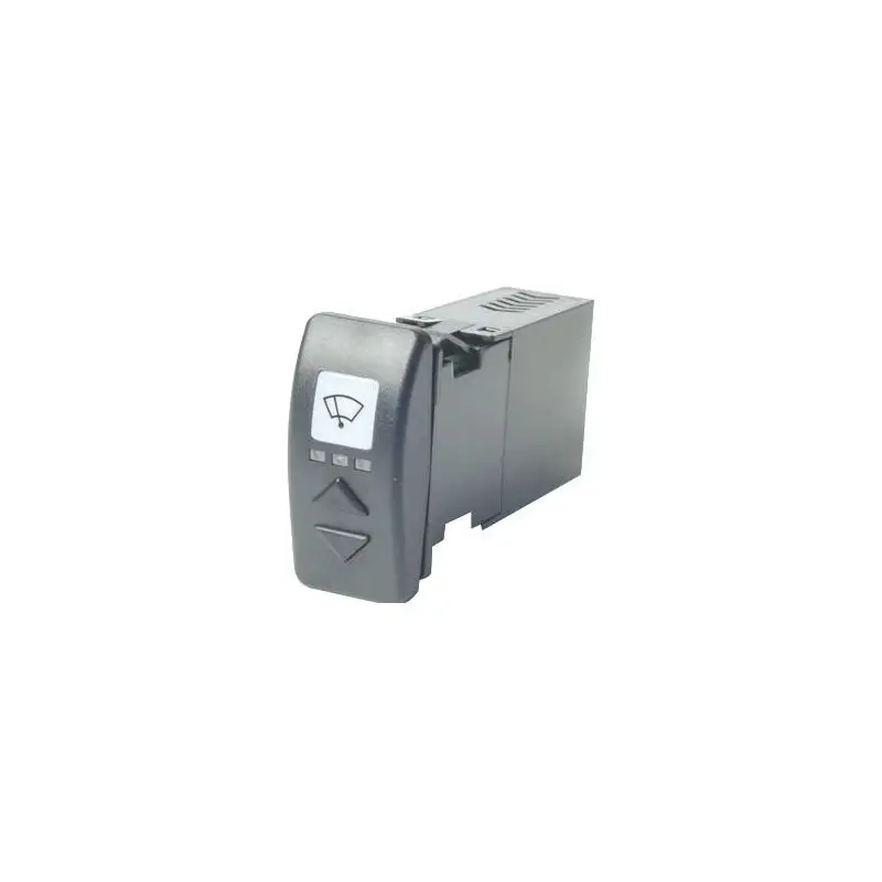 Interruttore intelligente universale per tergicristallo 12/24V con retroilluminazione LED, funzioni avanzate per 1 o 2 tergicristalli, sincronizzazione e regolazione dell'intensità. Popolare