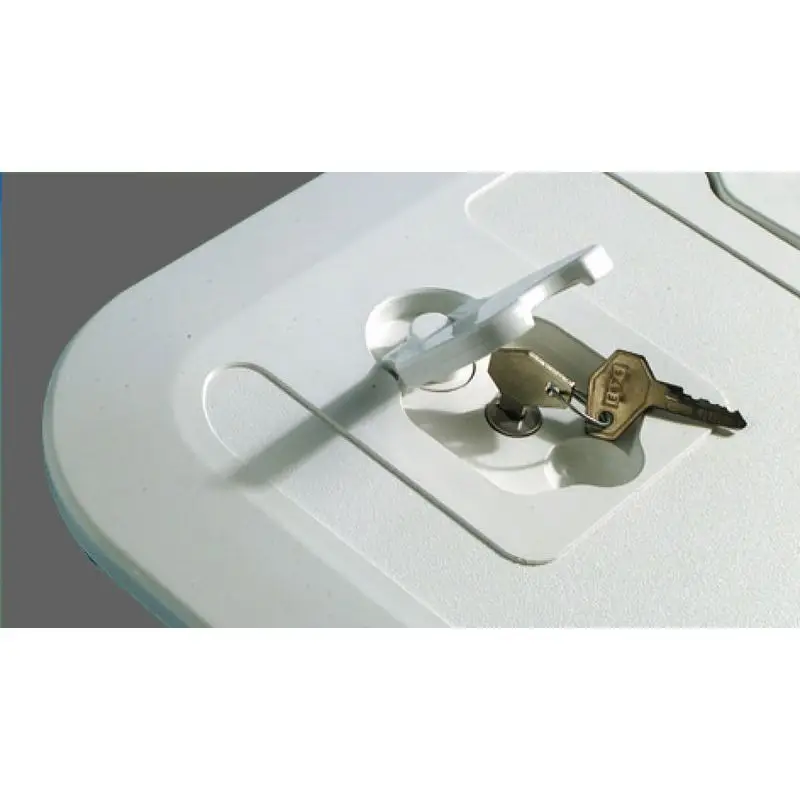 Cassonetto Laterale Porta Oggetti in ABS Bianco con Coperchio Carenato - Tasca Portatile Versatile per Nautica con Vano Aperto Novità