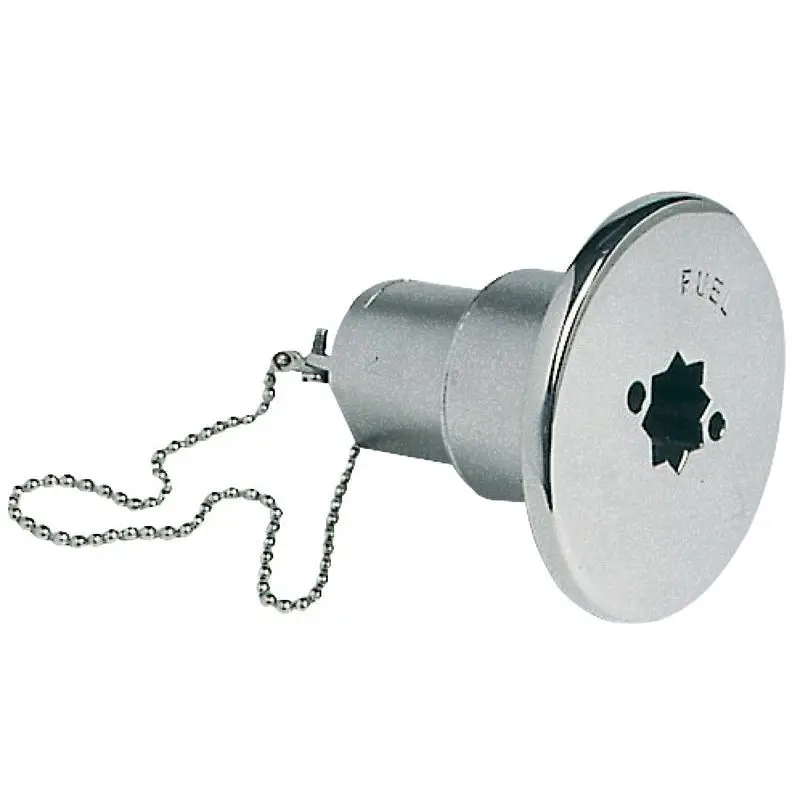 Tappo Carburante in Acciaio Inox AISI 316 Microfuso Lucidato a Specchio a Bassa Sporgenza - Tappo Imbarco Waste 38 mm con Maniglia Winch e Chiavette Esagonali Novità