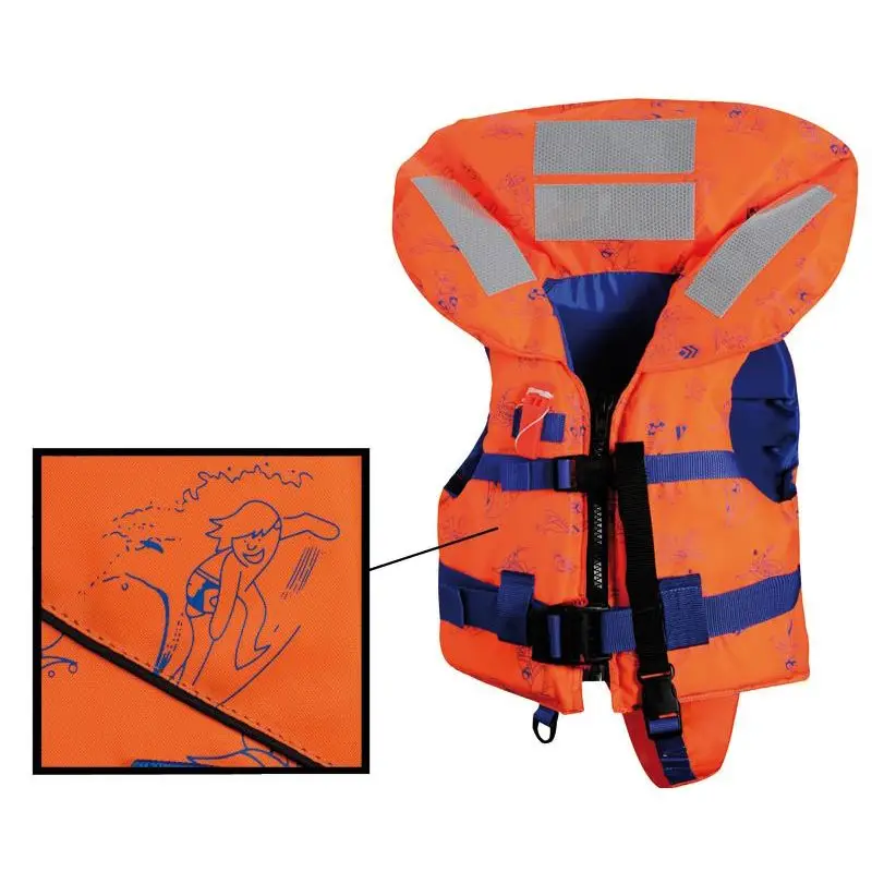 A Buon Prezzo Giubbotto Salvagente SV-150 - 150 N Top Quality per Bambini (15-30 kg) con Cerniera Frontale, Fischietto e Nastri Retroriflettenti - Sicurezza Nautica Certificata EN ISO 12402-3