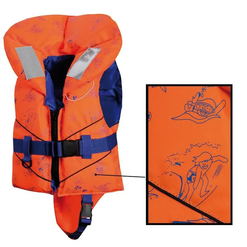 Direttamente Dal Produttore Giubbotto salvagente SV-100 - 100 N (EN ISO 12402-4) - Modello Top Quality con cerniera frontale, fibbia a sgancio rapido, fischietto e nastri retroriflettenti.
