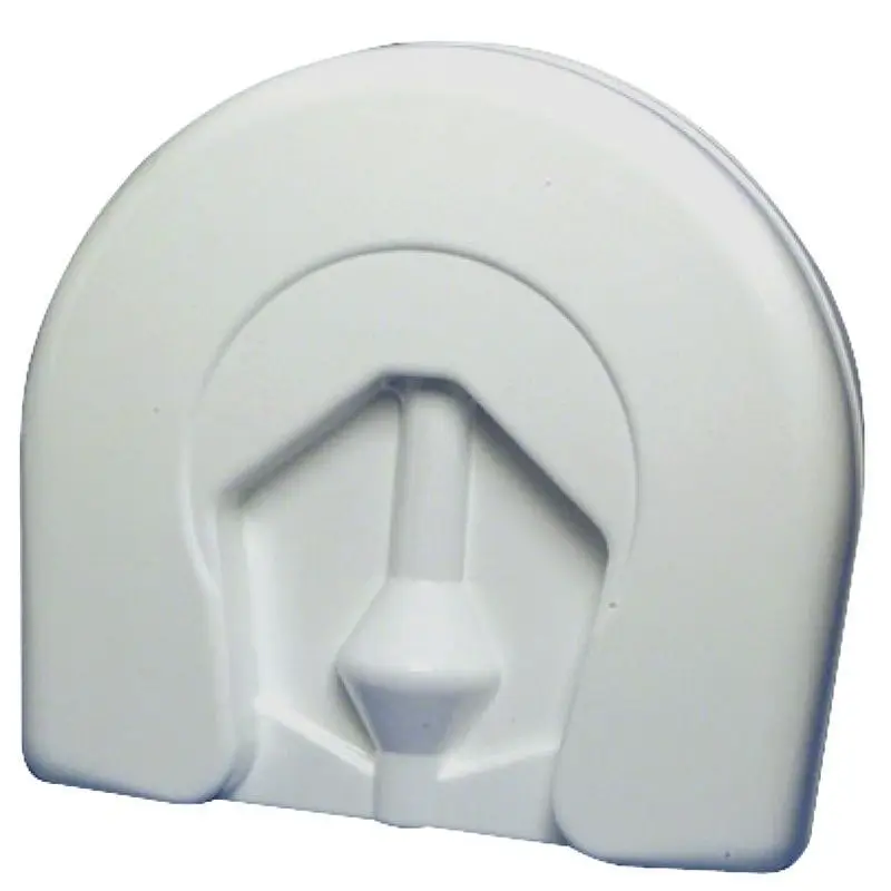 Salvagente a Ferro di Cavallo Accessoriato Omologato DM 385/99 con Involucro ABS Bianco per Nautica - Apertura Veloce e Facile Installazione Professionale