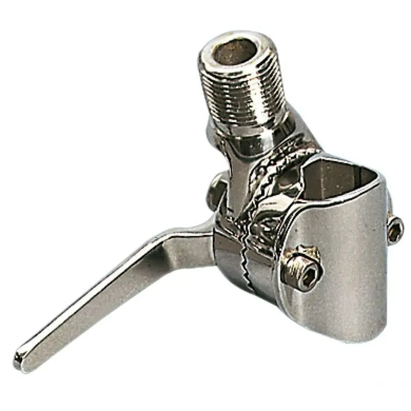 Base snodata in acciaio inox AISI 316 lucidato a specchio per montaggio su tubi antenne GPS e VHF - Osculati Pagamento Sicuro