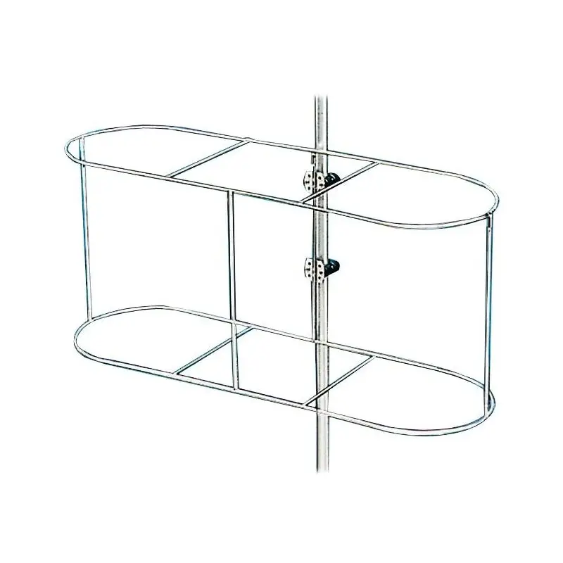 Porta Parabordo Universale in Inox con Piastrine Orientabili per Pulpiti di Scafi a Vela e Motore - Ø 25/22 mm Prezzo Ridotto