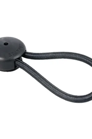 Offerta Speciale Gancio elastico nero 80 mm per nautica e barche - accessori essenziali per la vela