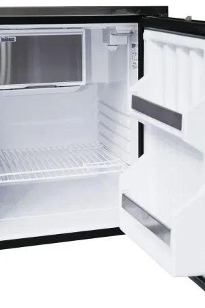 Frigo Isotherm CR65 Inox CT - Frigorifero Nautico Compatto con Freezer e Compressore Silenzioso, Dotato di Luce a LED e Serratura a Scatto A Buon Prezzo