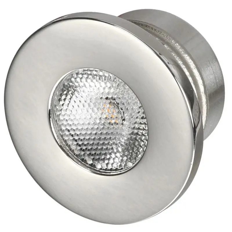 Prezzo Conveniente Plafoniera LED da incasso frontale in acciaio inox AISI 316 per imbarcazioni - Osculati