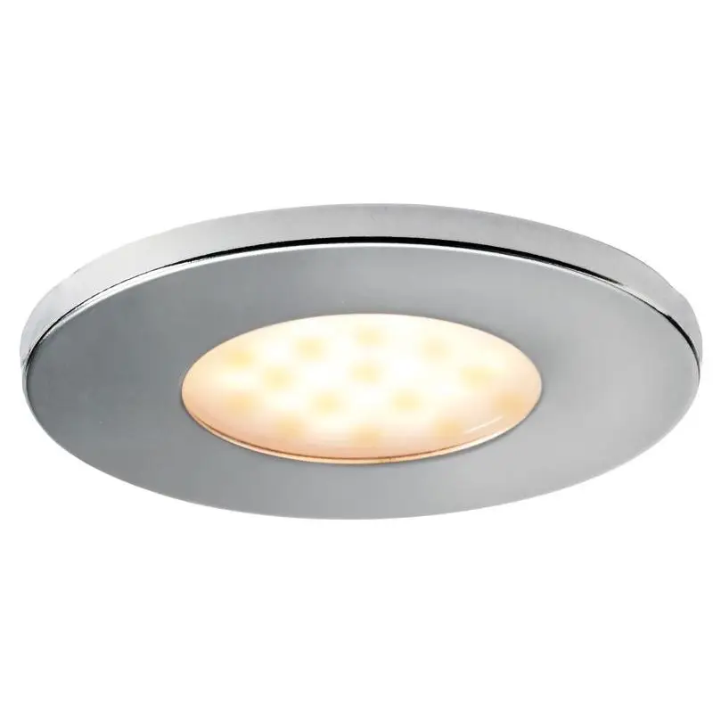 Non Perdere Plafoniera LED ad incasso ridotto ARUBA rotonda touch in tecnopolimero con ghiera in acciaio inox AISI 316 e lente in policarbonato opalino per uso nautico - Design elegante e funzionalità avanzata per la tua imbarcazione.
