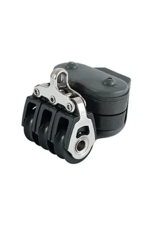 Bozzello Dynamic 30mm Triplo con Cleat Invertito Allen - Alta Performance in Acciaio Inox 316 per Derive e Catamarani, Carico Rottura 1750kg, Peso 49g Sconto