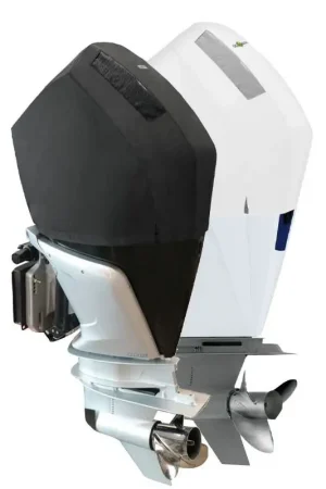 Spedito Oggi Coprimotore Ventilato per Motori Mercury - Protezione Sagomata Nera per Storage All'aperto