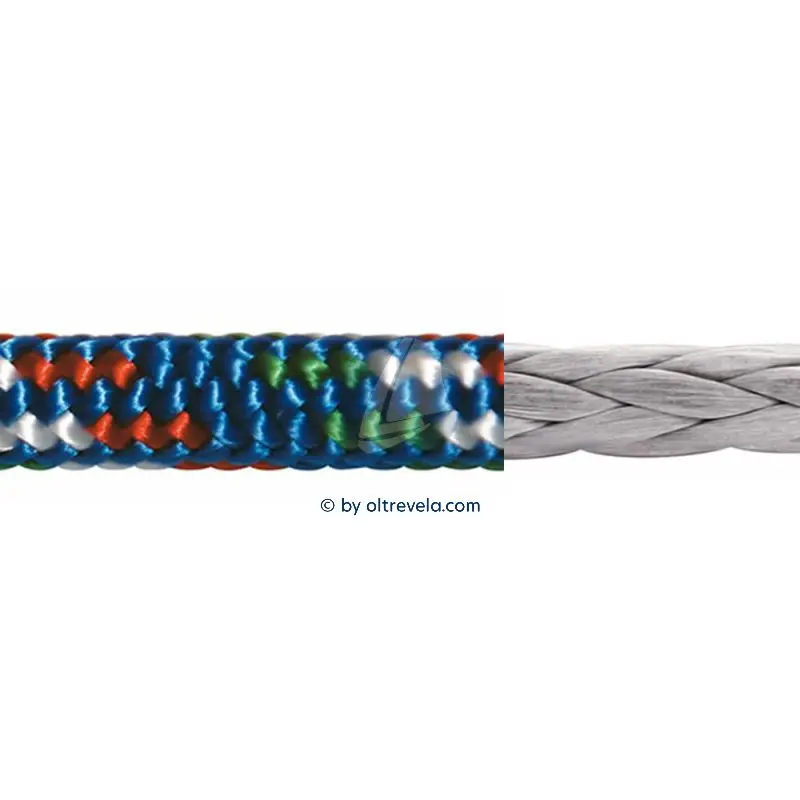 Professionale Doppia treccia DSK78 OLYMPIC78 Ø6mm italia blu navy