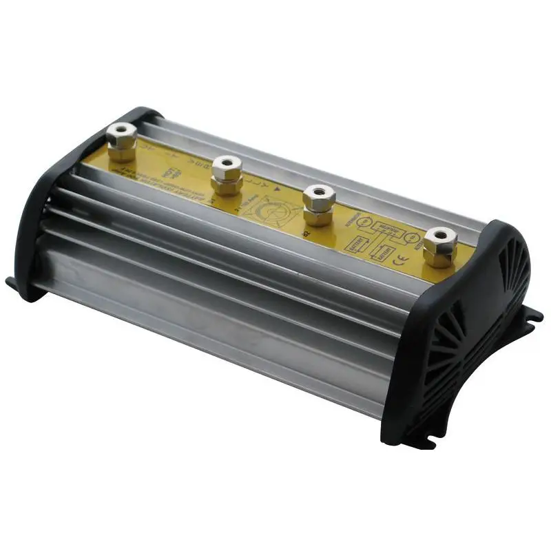 Economico Ripartitore di Carica Elettrica 2 x 140 A per Ricarica Batteria Nautica con Carcassa in Alluminio e Dissipazione del Calore