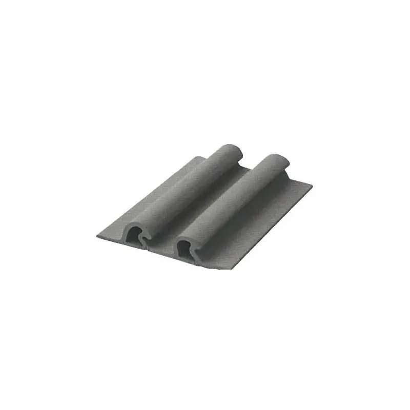 Vendita Finale Profilo paraspruzzi doppio in EPDM 115x21,4 mm grigio - Accessorio nautico per protezione imbarcazioni