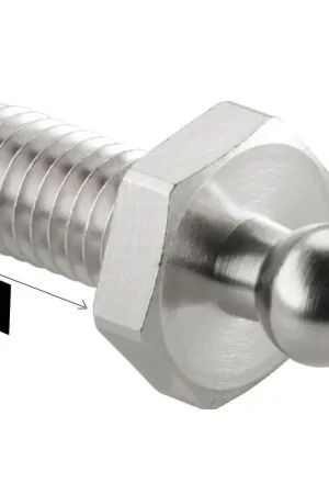 Bottone maschio Loxx Inox con vite e dado - Sistema di chiusura a pressione con blocco a molla per applicazioni nautiche Miglior Prezzo