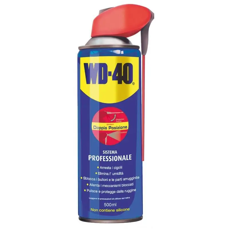 Lubrificante Multiuso WD-40 Professional 500ml per Vela e Nautica - Protezione, Lubrificazione e Rimozione di Macchie per Metallo e Superfici Non Porose Economico