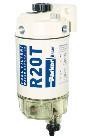 Offerta Speciale Filtro separatore acqua/carburante Racor 114 l/h per gasolio con cartuccia da 10 micron - Ideale per barche e nautica
