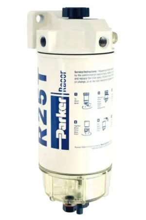Filtro Separatore Acqua/Carburante Racor 170 l/h per Gasolio con Cartuccia da 10 Micron - Disponibile anche con Cartuccia da 30 Micron Spedito Oggi